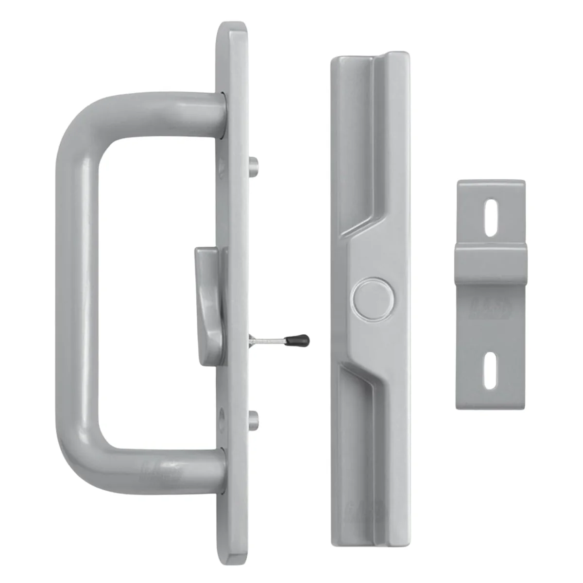 Canyon Door Supply (DH-204-S) Handle for Sliding Door – Offset Latch, Grey, view 3