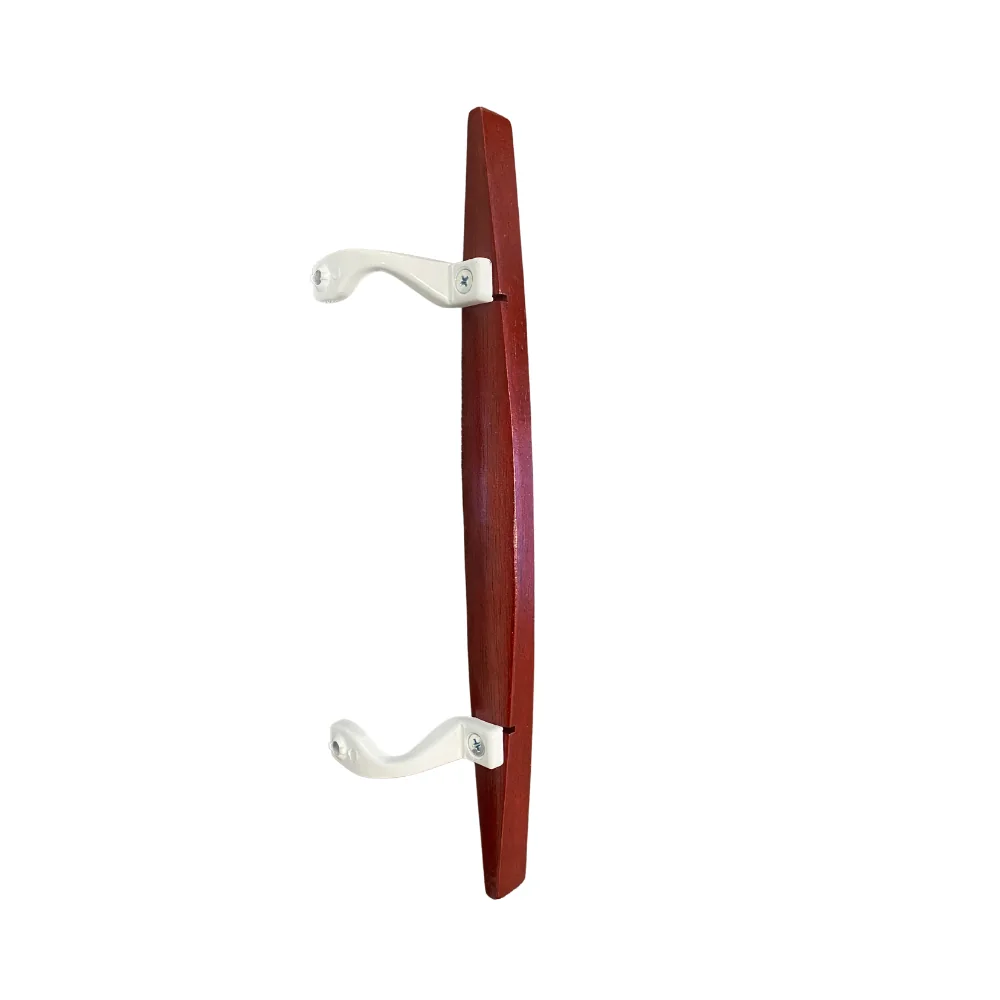 Canyon Door Supply (DH-101-W) Canoe Style Wooden Handle for Sliding Doors, 6-5/8″ Hole Space – White, view 4