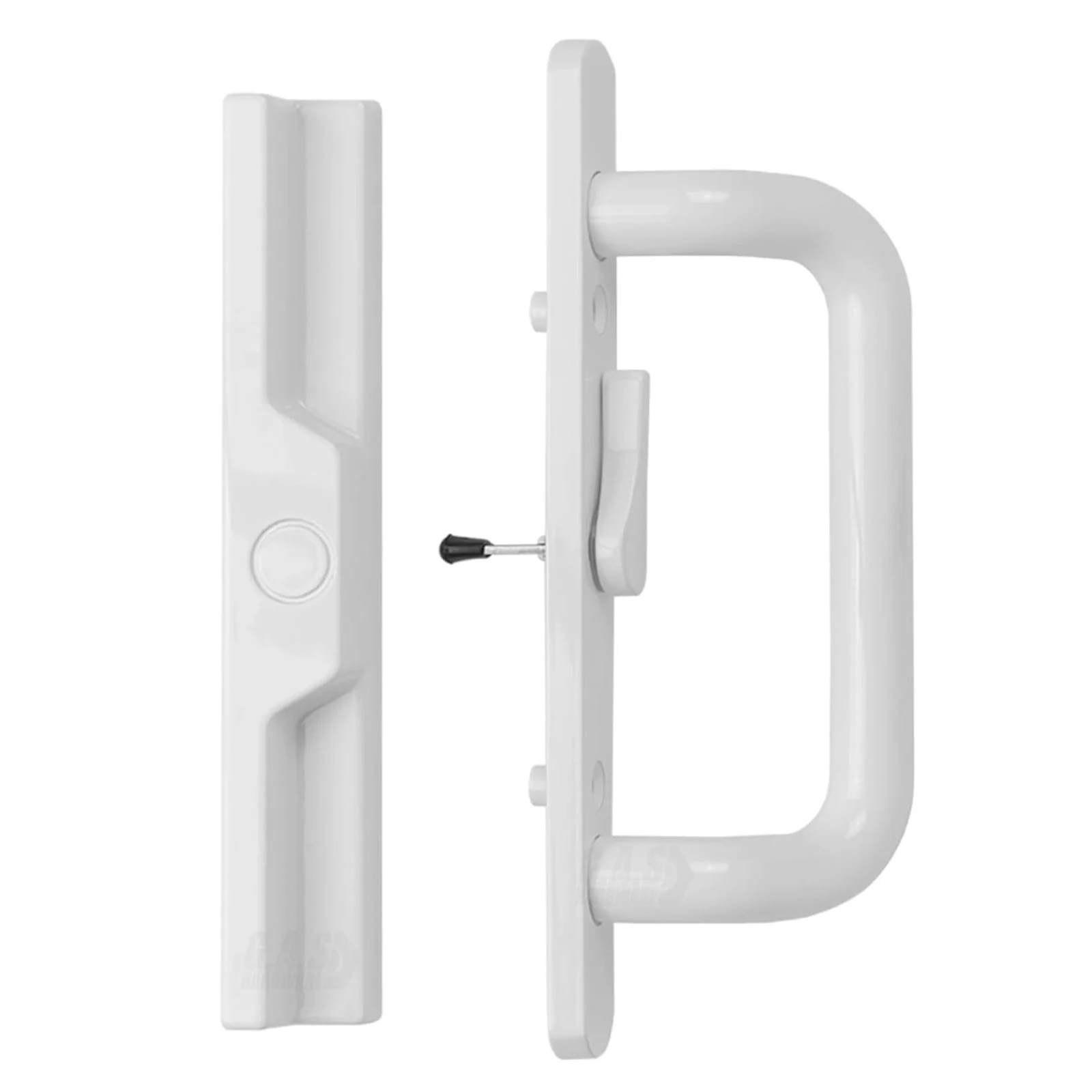 Canyon Door Supply (DH-204-C-W) Handle for Sliding Door – Center Latch, White