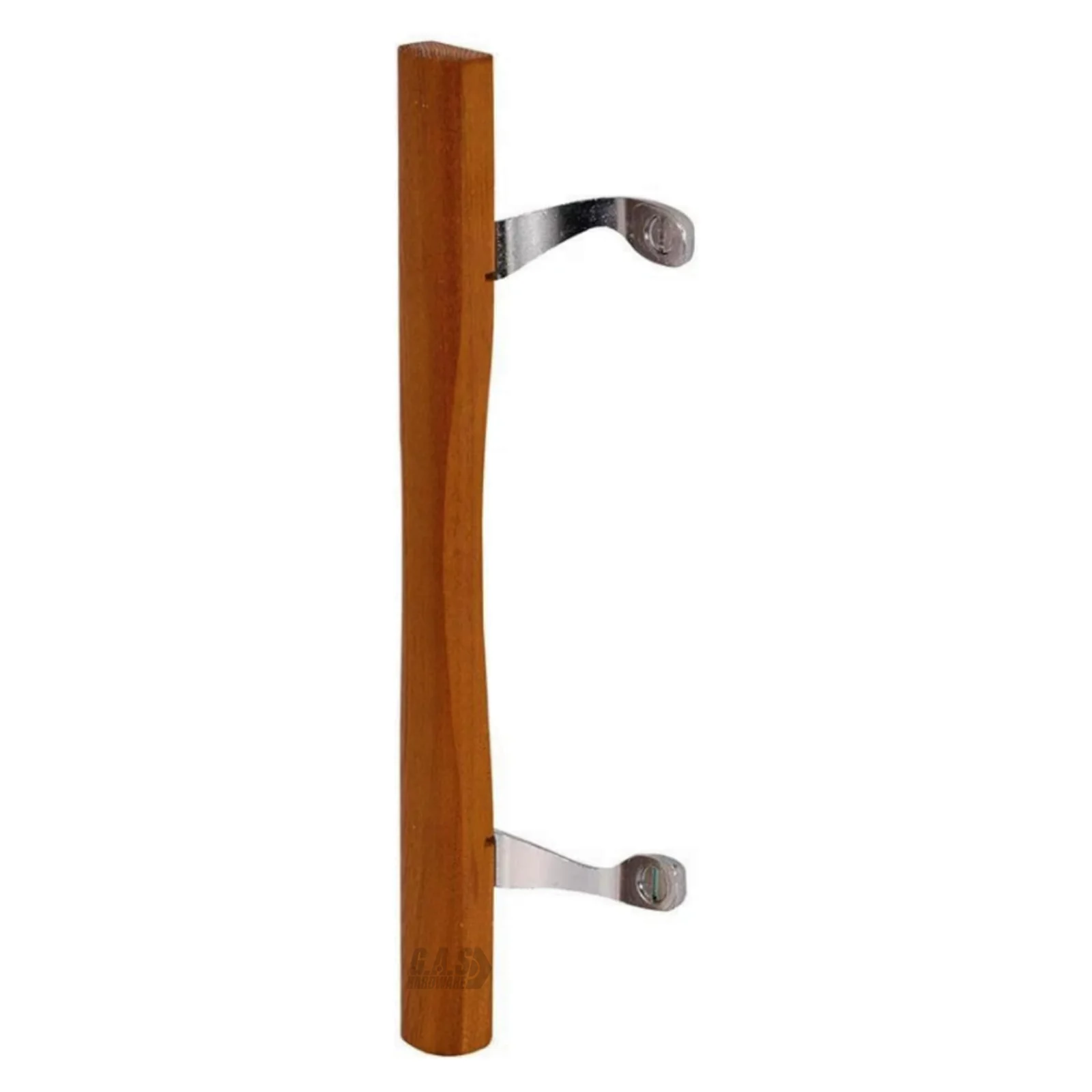 Canyon Door Supply (DH-109-C) Handle Set For Doors, 6-5/8″ Hole Space – Chrome With Wood Handle