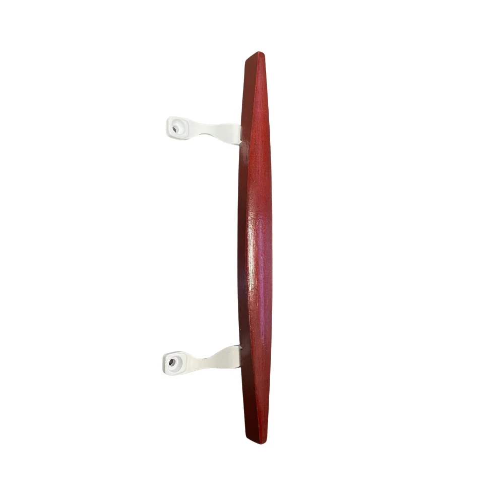 Canyon Door Supply (DH-101-W) Canoe Style Wooden Handle for Sliding Doors, 6-5/8″ Hole Space – White, view 3