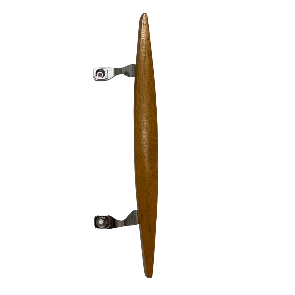 Canyon Door Supply (DH-101-C) Canoe Style Wooden Handle for Sliding Doors, 6-5/8″ Hole Space – Chrome, view 3