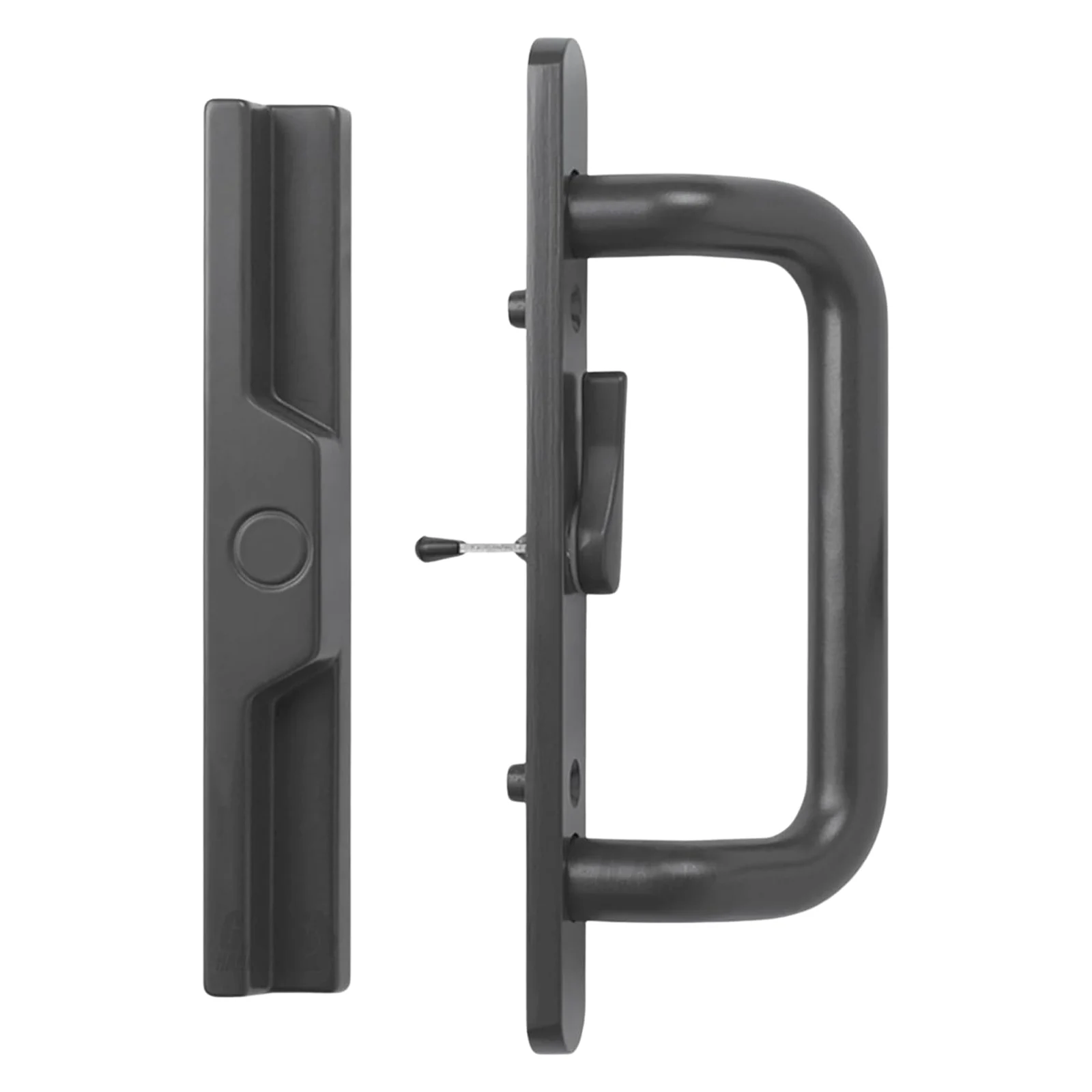 Canyon Door Supply (DH-204-C-B) Handle for Sliding Door, 3-15/16″ Hole Space – Center Latch, Bronze